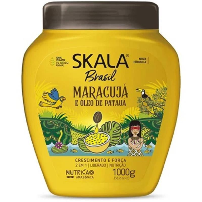 Skala Expert Mais Cachos & Passion Fruit Patauá Oil Cream Set for Curly Haircare Vegan 35.27 Oz Each Moisturizing & Styling Products